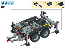 LEGO 8258 instructions page 6 – build guide